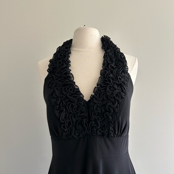 Blue Sage Y2k black Midi Dress size 14 - Picture 5 of 6